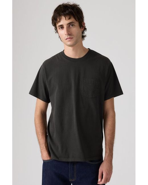 Levi's Black Essential Pocket Tee for men