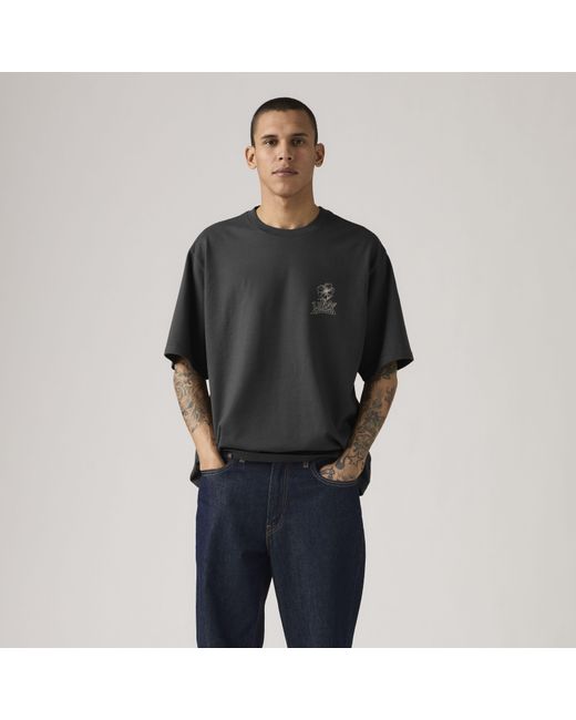 Levi's T Shirt Met Halflange Mouwen in het Gray voor heren