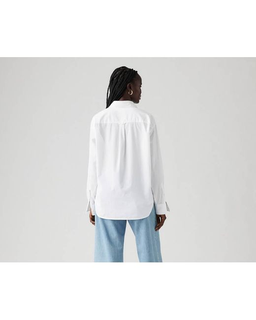 Camicia Harlie Boyfriend di Levi's in White