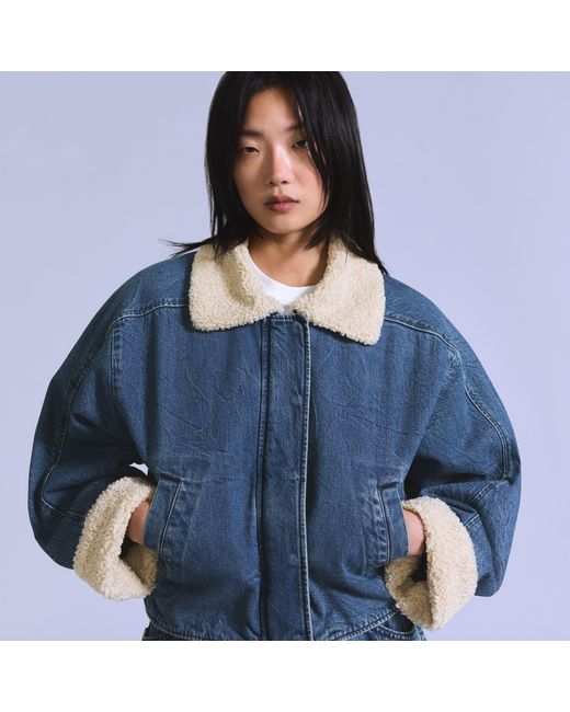 Levi's Sherpa Jacket in het Blue