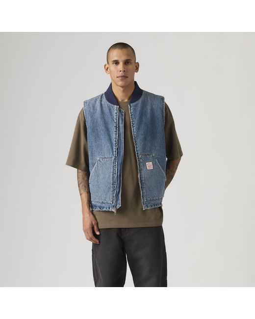 Levi's Sansome Bodywarmer in het Blue voor heren