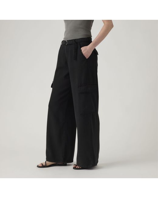 Levi's Blue Baggy Dad Lightweight Cargo Pants