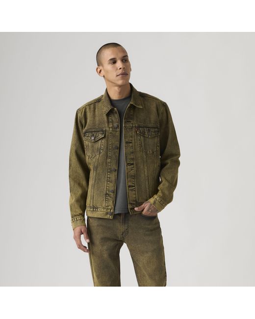 Levi's Type Iii Trucker Jacket in het Green voor heren