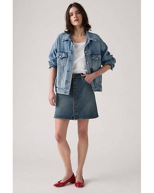 Levi's Blue Retro Rock Mit Knopfleiste Vorn