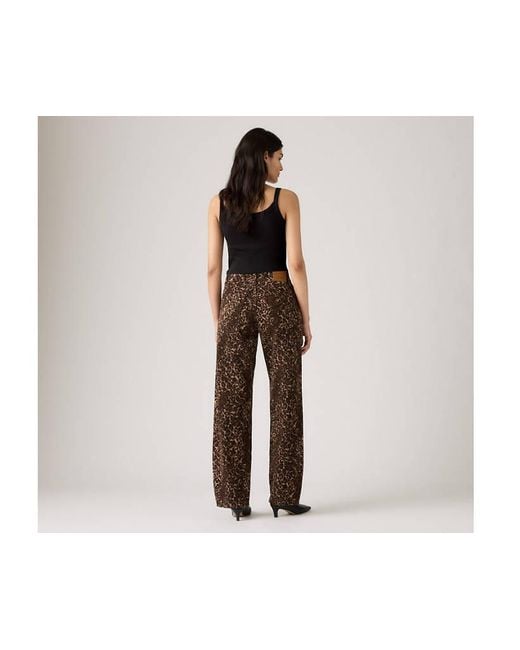 Jeans Baggy Modello Dad di Levi's in Brown