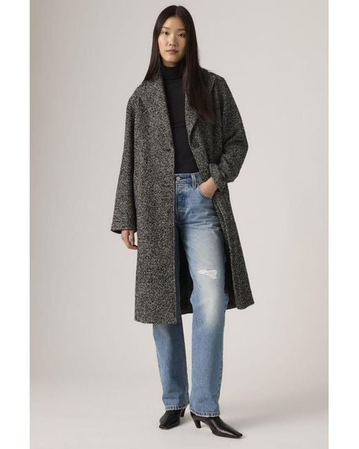 Levi's Black Tessa Wool Coat