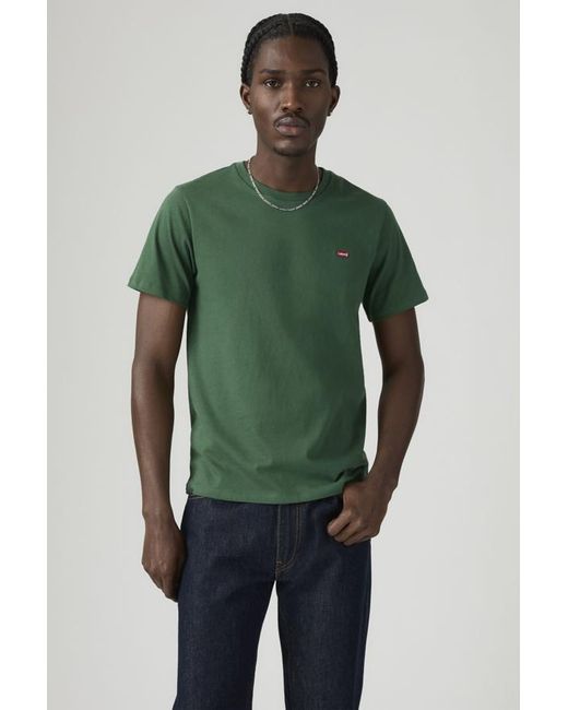 Levi's Green Original Housemark Tee for men