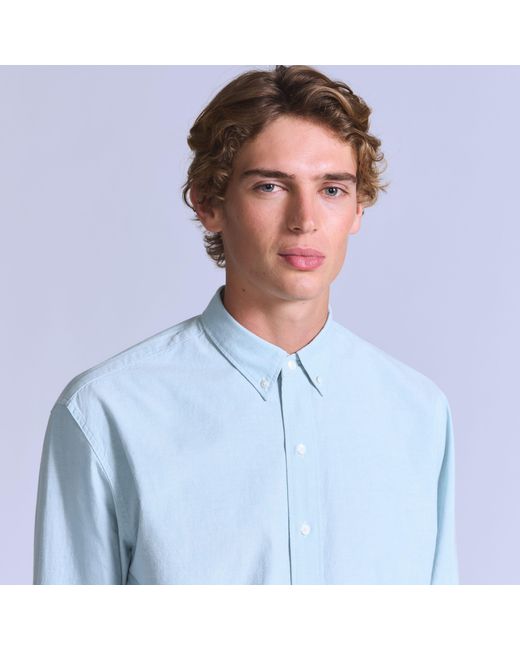 Levi's Blue Relaxed Button Up Shirt for men