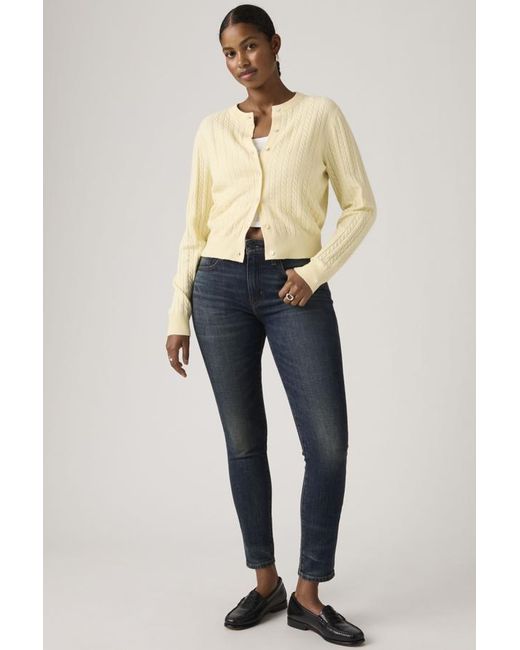 Levi's Blue 721 High Rise Skinny Jeans
