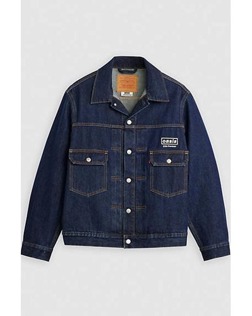 Levi's Blue Oasis Type Ii Trucker Jacket for men