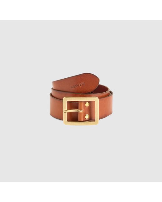 Levi's Black Mason Center Bar Belt for men