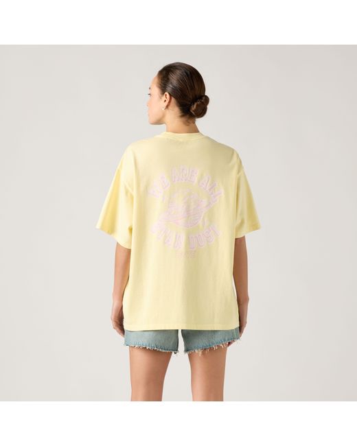 Graphic Short Stack Tee Levi's de color Yellow