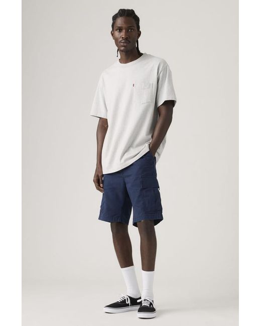 Levi's Blue Carrier Cargo Shorts for men