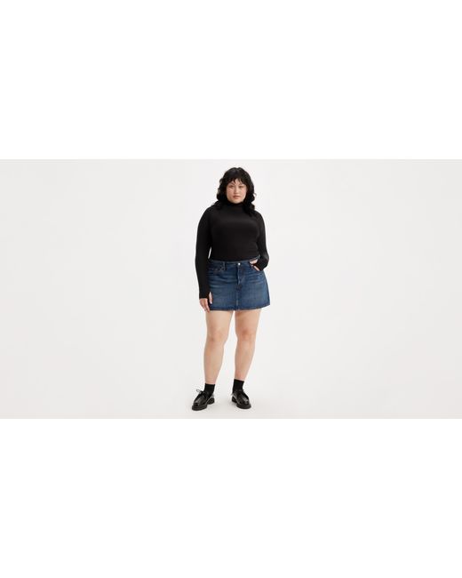 Levi's Black Icon Skirt (plus Size)