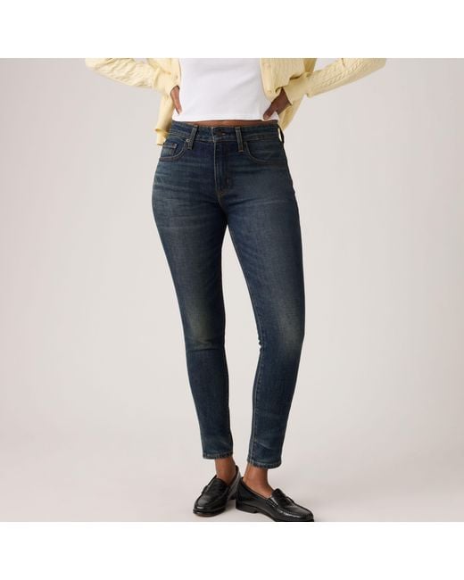 Levi's Blue 721 High Rise Skinny Jeans