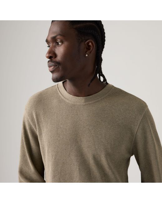 Levi's Natural Long Sleeve Standard Fit Thermal Tee for men