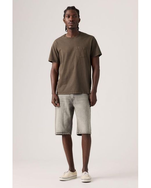 Levi's Blue 469 Loose Shorts for men