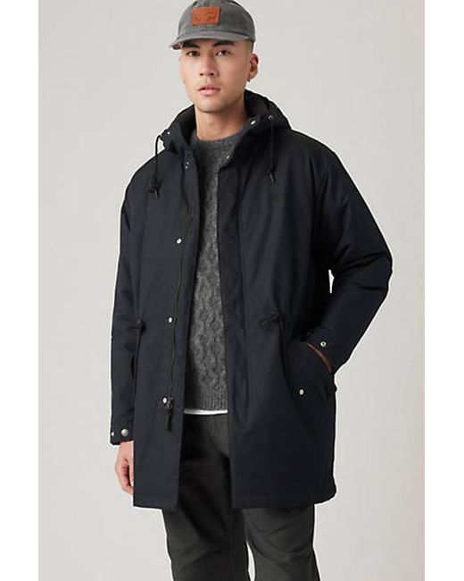 Levi's Black Harrison Parka for men