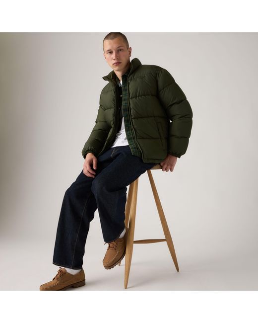 Levi's Green Piedmont Short Puffer for men