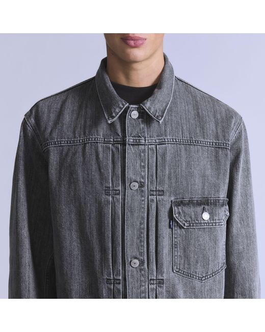 Levi's Gray Type I Trucker Jacket for men