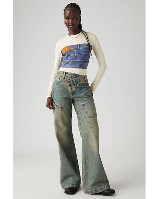Levi's X Adsb Andersson Bell Overlay Jeans in Black | Lyst UK