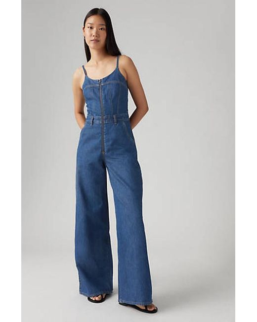 Bustier Jumpsuit Levi's de color Blue