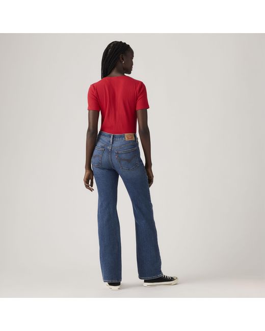 Levi's Superlow Bootcut Jeans in het Red