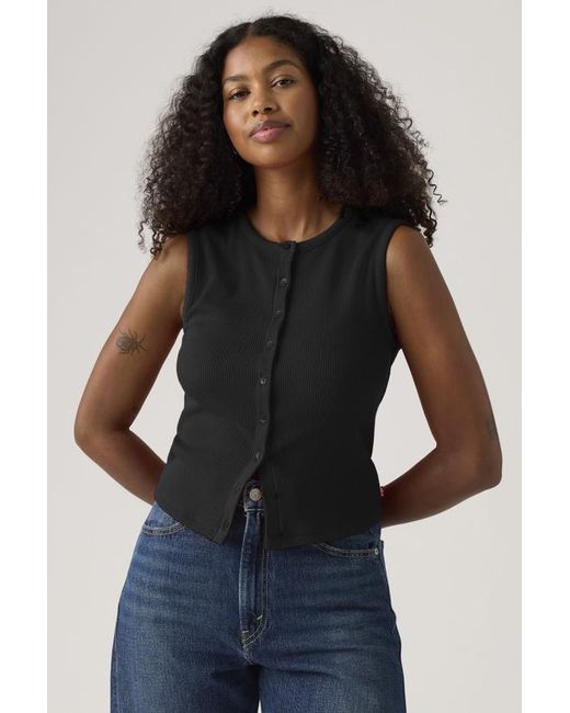 Levi's Rory Blouse Met Knoopsluiting in het Blue