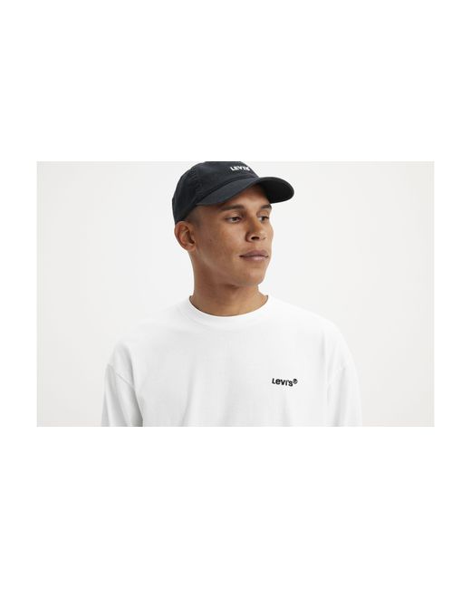 Levi's White Long Sleeve Authentic Tee for men