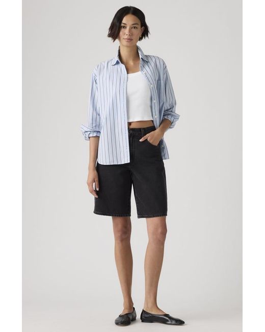 Levi's Black Baggy Dad Jorts