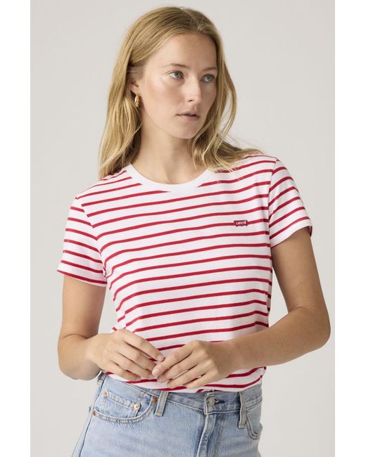 T Shirt Perfect Levi's en coloris Red