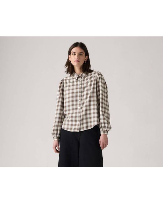 Camisa Western Journey Levi's de color Gray