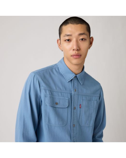 Levi's Blue Auburn Worker Shirt for men