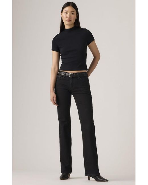 Levi's Black Superlow Bootcut Jeans