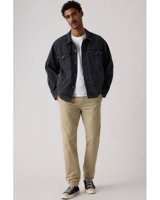 Levi's Black Xx Chino Standard Taper Pants for men