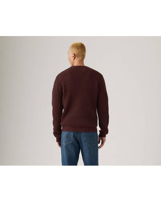 Suéter Con Cuello Redondo Presidio Levi's de hombre de color Brown
