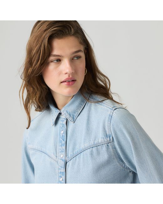 Levi's Logan Shacket in het Blue