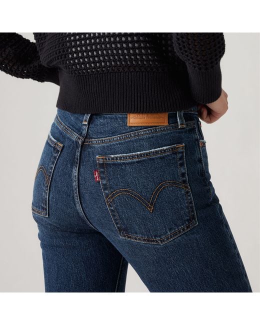 Levi's Blue Wedgie Straight Jeans