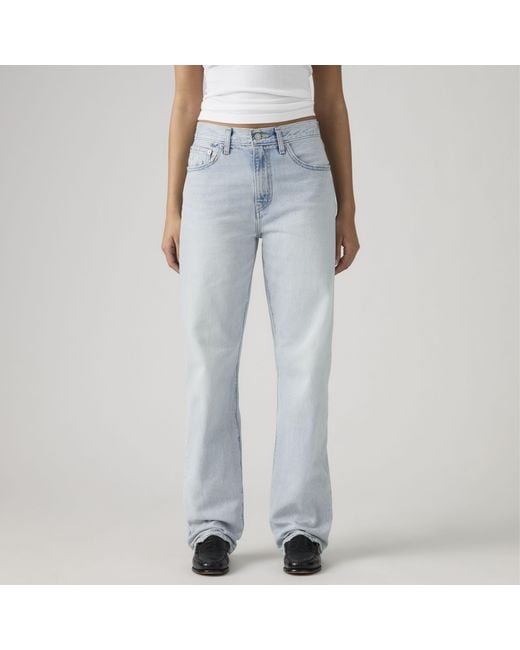 Levi's Blue Easy Dad Jeans
