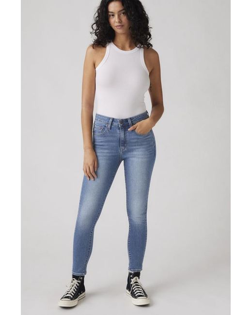 Levi's Blue 721 High Rise Skinny Jeans