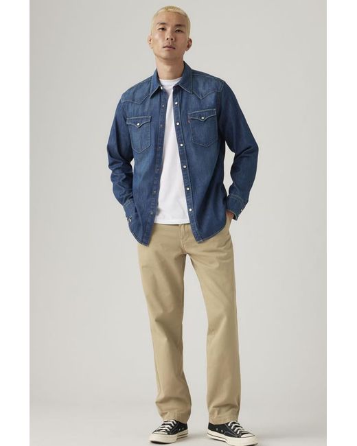 Levi's Blue Xx Authentic Relaxed Chinos for men