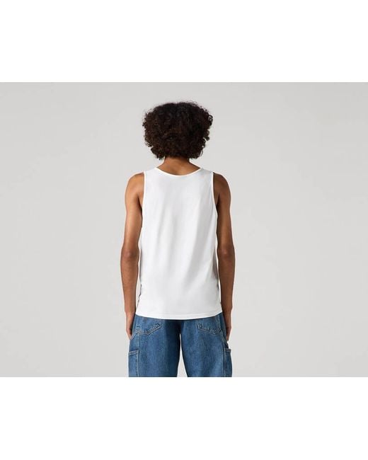 Levi's Housemark Tanktop in het White voor heren