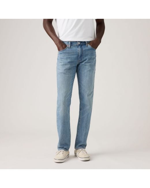 Levi's Blue 511 Slim Linen+ Denim Jeans for men
