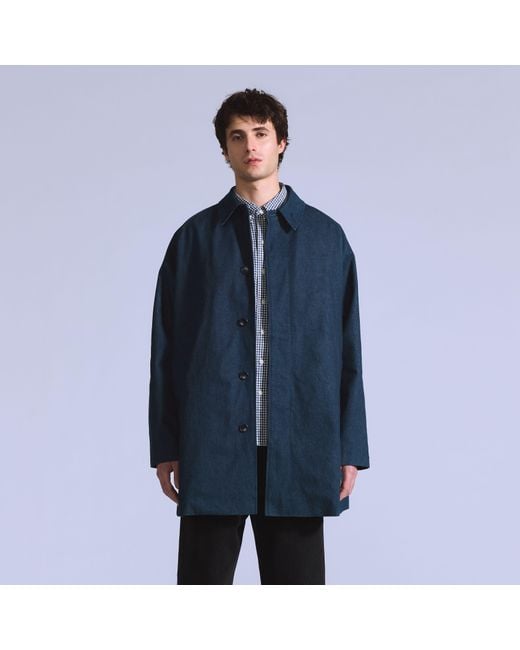 Levi's Blue Tab Denim Mac Coat for men