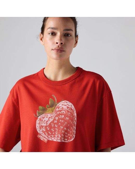 Levi's Red Graphic Tabor Tee