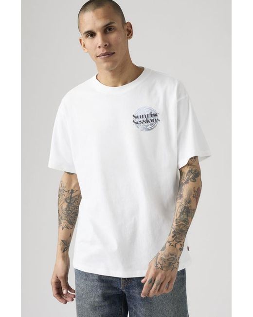 Levi's White Graphic Vintage Tee for men