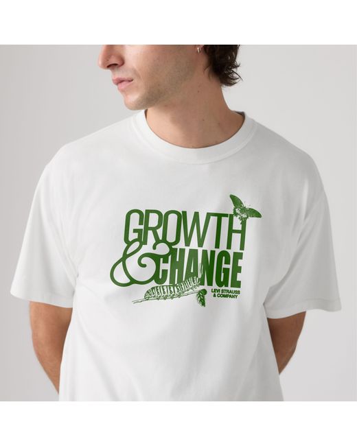 Levi's Green Graphic Vintage Fit Tee for men
