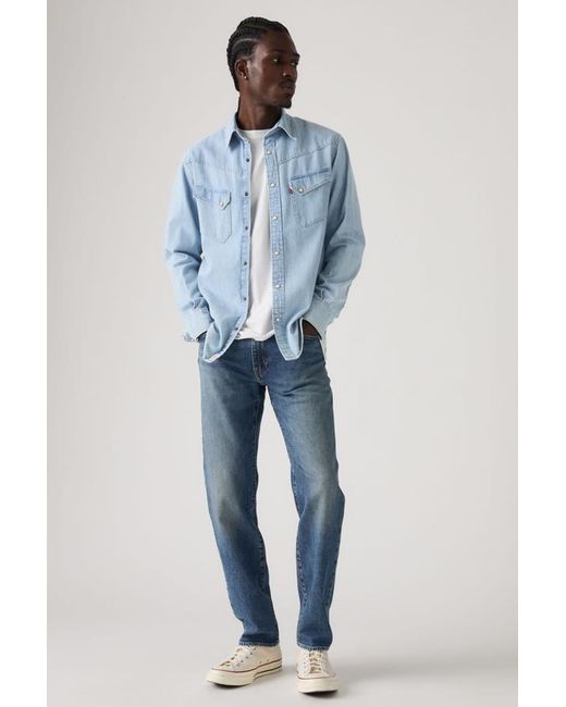 Levi's 502 Taper Jeans in het Blue voor heren