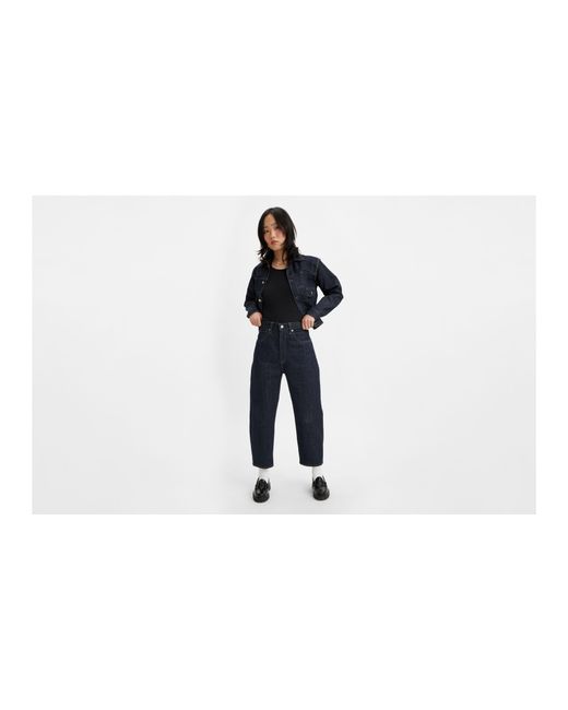 Levi's Black Barrel Jeans