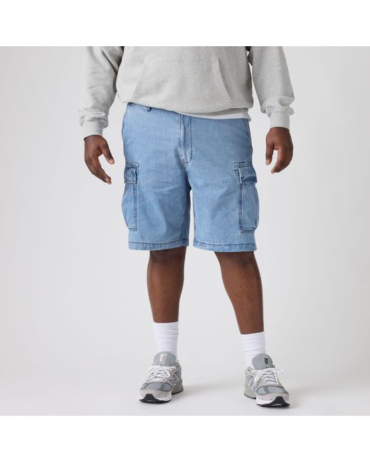 Levi's Blue Carrier Cargo Lightweight Shorts (Big & Tall) for men